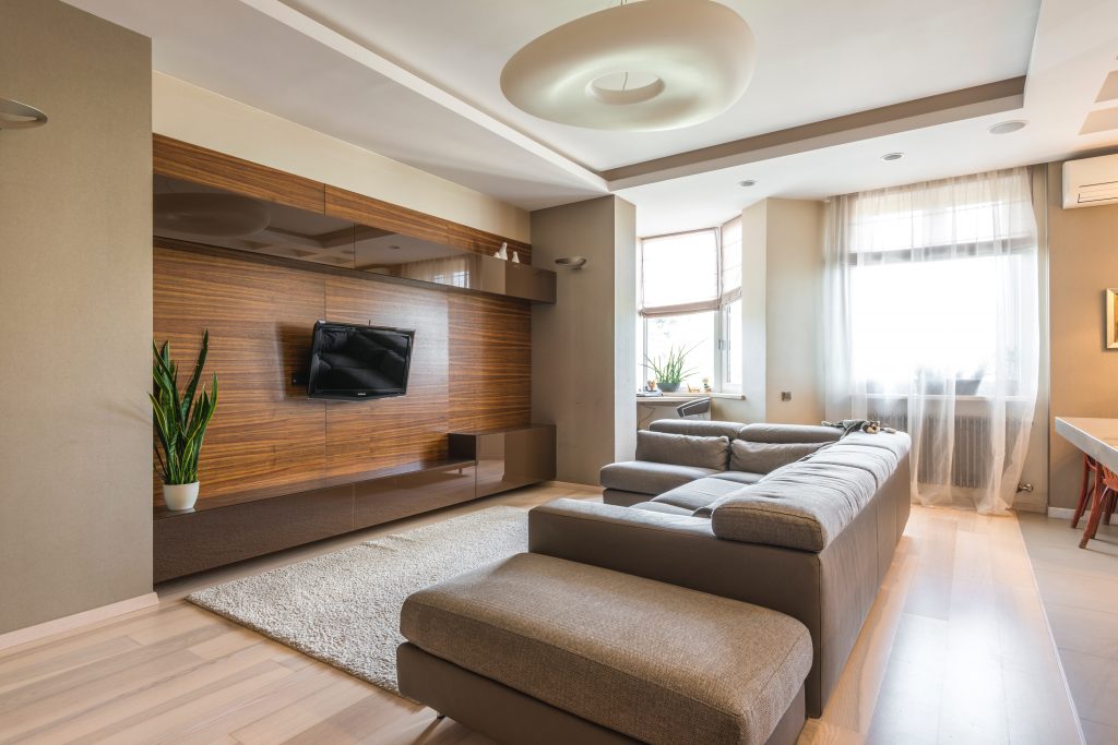 Smart lounge with home entertainment system